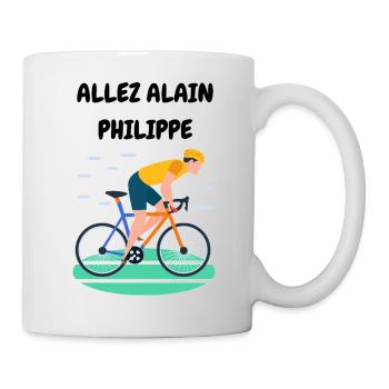 ALLEZ ALAIN PHILIPPE - Mug blanc - blanc - Droite