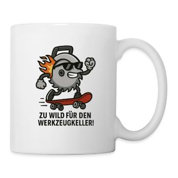 Scie Rebellious Scie Circulaire DIY - Mug blanc - blanc - Droite