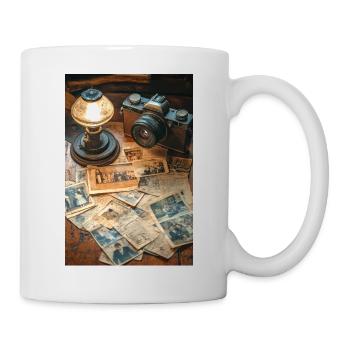 Des souvenirs vintage capturés dans le temps - Mug blanc - blanc - Droite