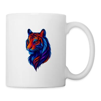 Colorful Leo in Neon Colors - Mug - white - Right