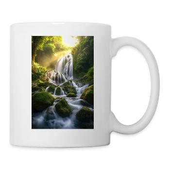 Mystic Jungle Waterfall - Mug - white - Right