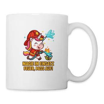 Magic in Action Fire Extinguishing Unicorn - Mug - white - Right