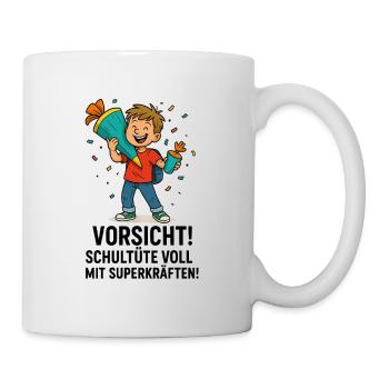 School Cone Superpowers School Enrollment - Mug - white - Right