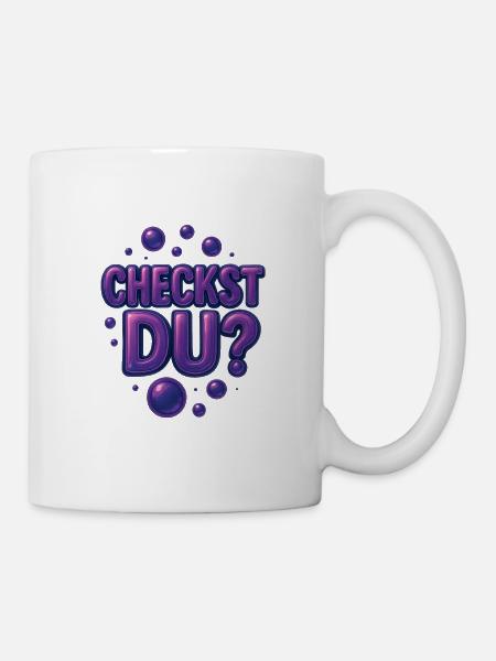 Checkst du? Jugendsprache - Tasse - Weiß