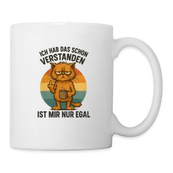 J’ai déjà compris ça, je m’en fiche - Mug blanc - blanc - Droite