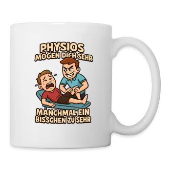 Physios like you very much Physio saying - Mug - white - Right