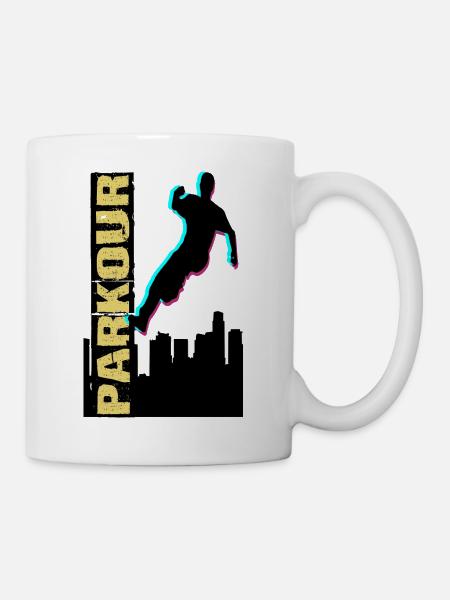 Parkour - Tasse - Weiß