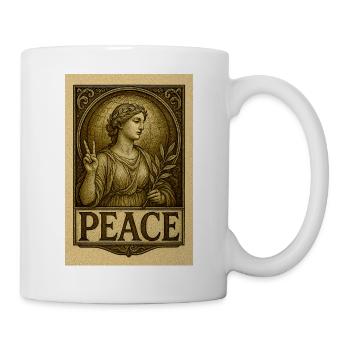 Symbolic Peace and Serenity Illustration - Mug - white - Right