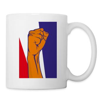 Fighting Spirit Fist Illustration - Mug - white - Right