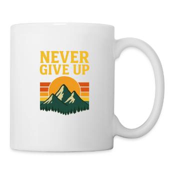 Motivating mountain landscape with sunset - Mug - white - Right