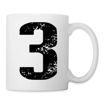 Justaucorps à 3 chiffres - Mug blanc - blanc - Droite
