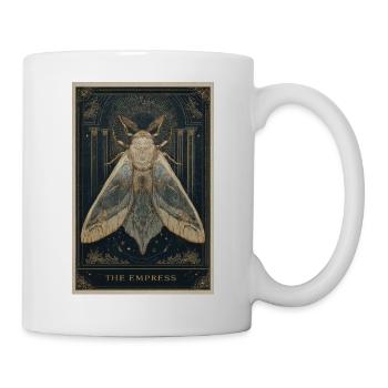 Die Kaiserin Tarotmotte - Tasse - Weiß - Rechts