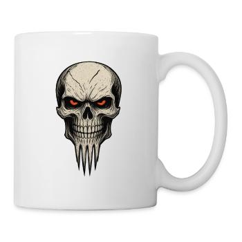 Zombie Skull Albtraum - Tasse - Weiß - Rechts