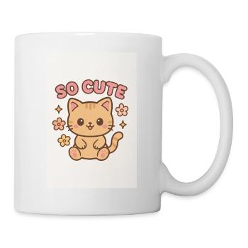 So cute kitty design - Mug - white - Right