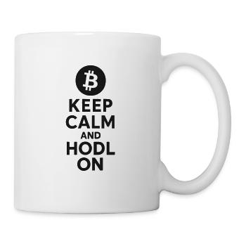 Conception inspirante de Crypto HODL - Mug blanc - blanc - Droite