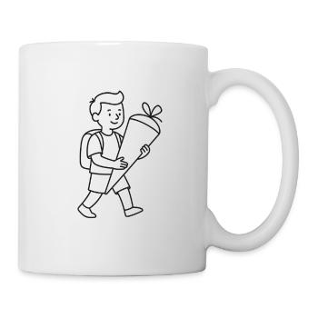 School Child School Cone School Enrollment Children Motif - Mug - white - Right