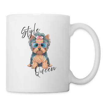 Style Queen Yorkshire Terrier - Tasse - Weiß - Rechts