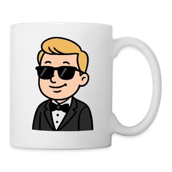braeutigam sonnenbrille comic - Tasse - Weiß - Rechts