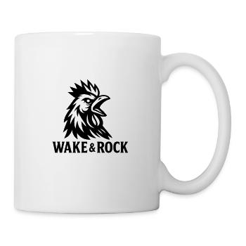 Wake & Rock - Mug - white - Right