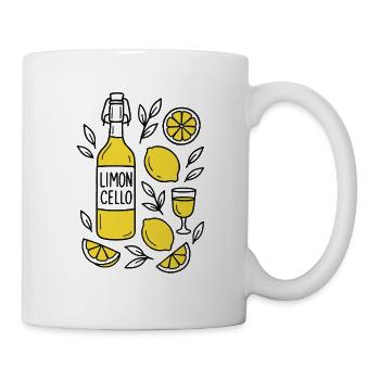 Limoncello Motif Citron - Mug blanc - blanc - Droite