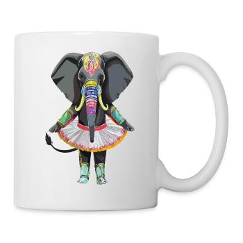 Elefant_im_Tuettue - Mug blanc - blanc - Droite