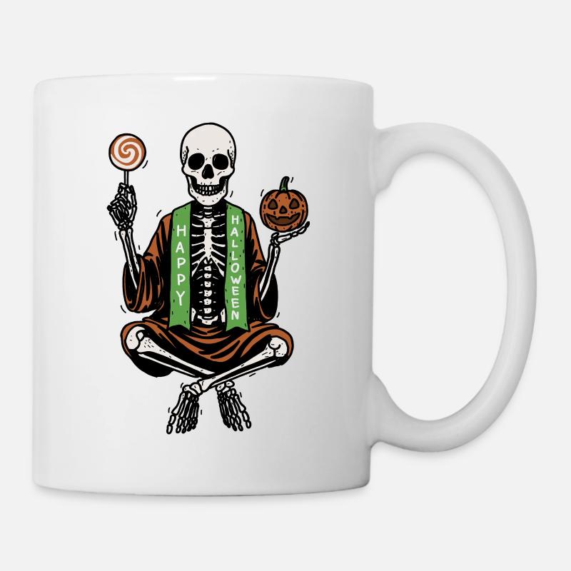 SOIRÉE D’HALLOWEEN - Mug blanc - blanc