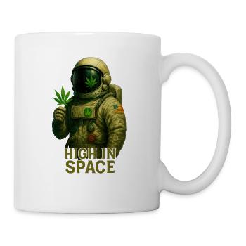 High in Space - Tasse - Weiß - Rechts