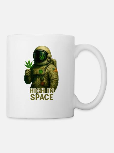 High in Space - Tasse - Weiß