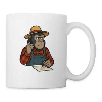 Farm Gorilla - Mug - white - Right