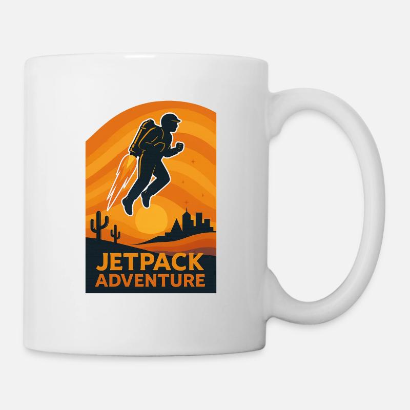 Jetpack Adventure - Mug - white