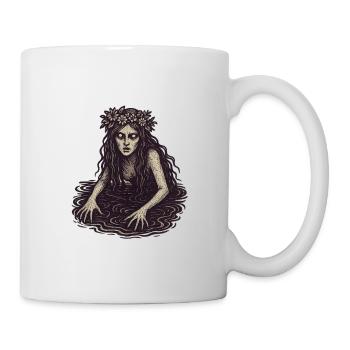 Mystic Water Nymph Illustration - Mug - white - Right
