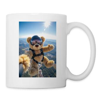Bear Parachuting Adventure - Mug - white - Right