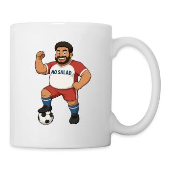 Humorous football motif for sports lovers - Mug - white - Right