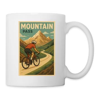 Bike Pass Mountain Pass - Mug - white - Right