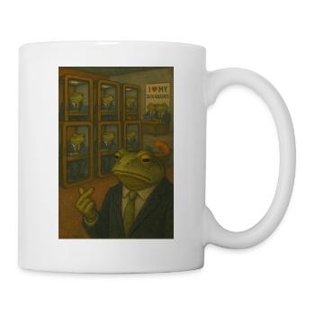 Die Rückkehr ins Büro - Tasse - Weiß - Rechts