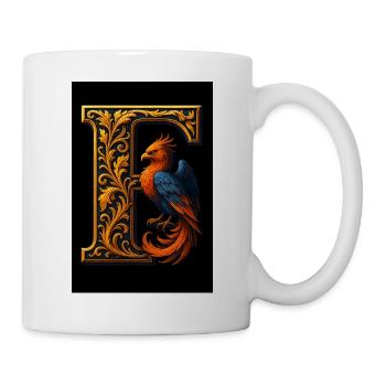 F – Magic Ornament with Phoenix - Mug - white - Right