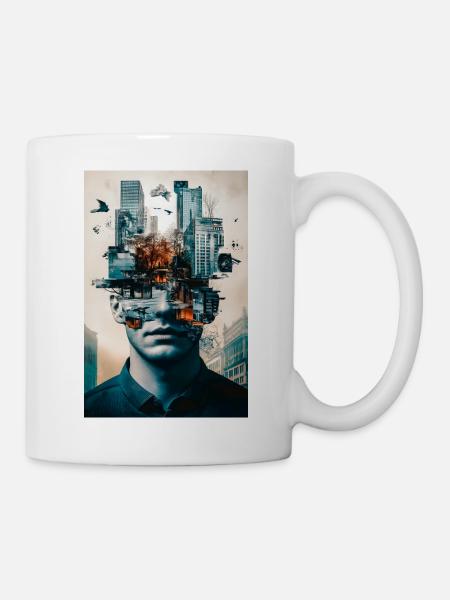 Innerstädtische Mentalität - Tasse - Weiß