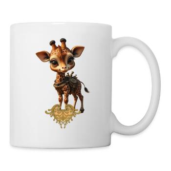 Charming Steampunk Giraffe - Mug - white - Right