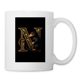 N – Magic ornament with mole - Mug - white - Right