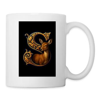 S – Magic Ornament with Doe - Mug - white - Right