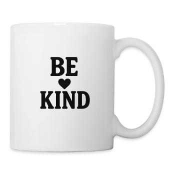 Be Kind Handlettering Heart | Positive Message - Mug - white - Right