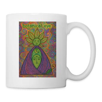 Psychedelische botanische Gedankenwelt - Tasse - Weiß - Rechts