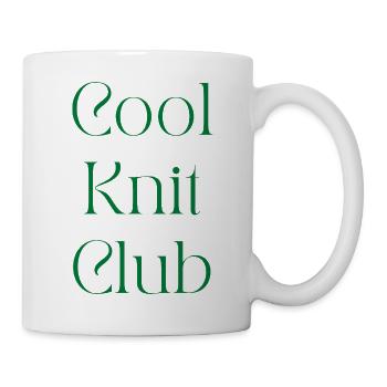 Cool knit club. Cooler Strick Club. - Tasse - Weiß - Rechts