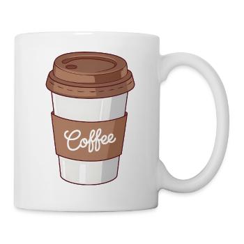 Simple Coffee Cup For Caffeine Lovers  - Mug - white - Right