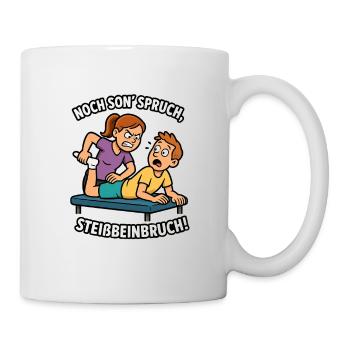 Humorous physio saying - Mug - white - Right