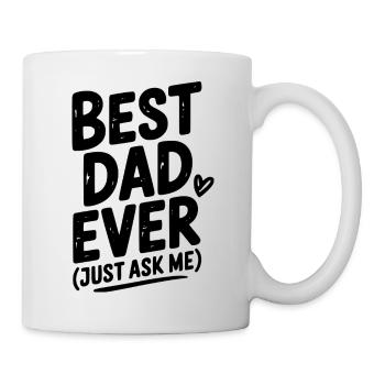 Bester Vater aller Zeiten (frag mich einfach) - Tasse - Weiß - Rechts