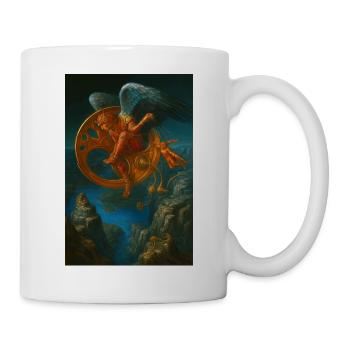 Conception de créature volante mécanique fantastique - Mug blanc - blanc - Droite