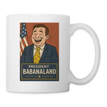 President Babanland Political Humor - Mug - white - Right