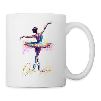 Tänzer - Tasse - Weiß - Rechts