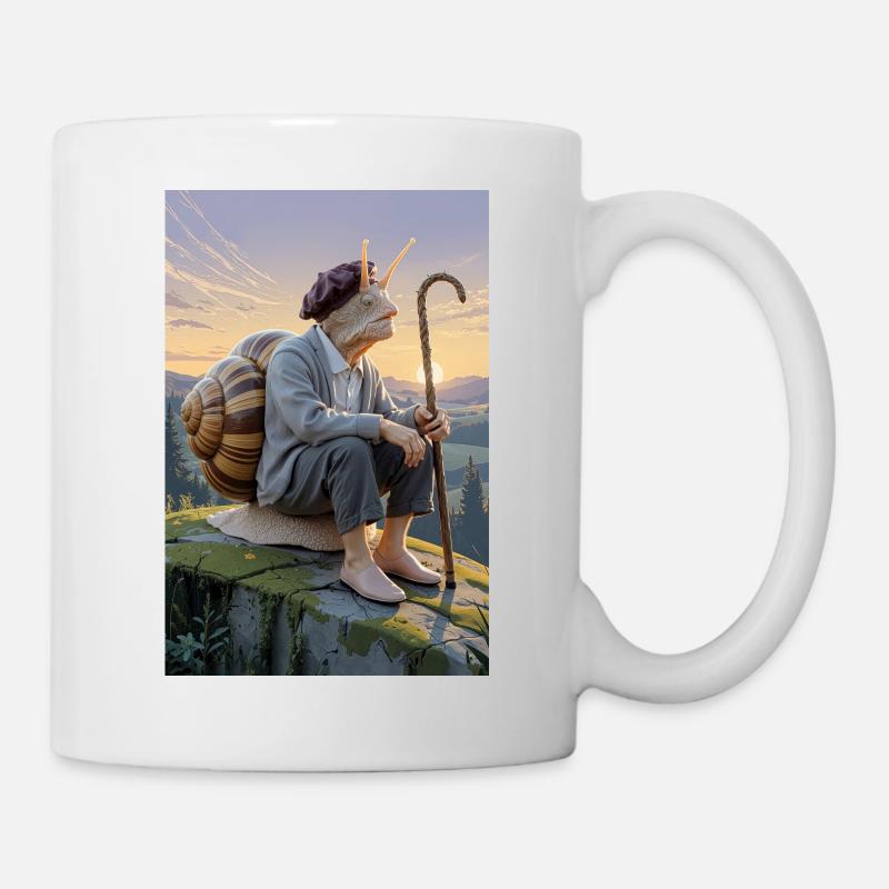 Uralte humanoide Schnecke - Tasse - Weiß